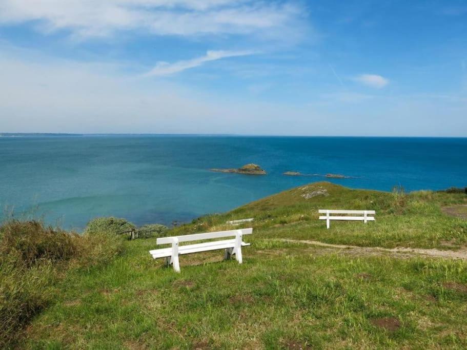 Appart' Avec Grande Terrasse Vue Mer -50M Plage Et Du Sentier De Randonnee Planguenoual Екстериор снимка